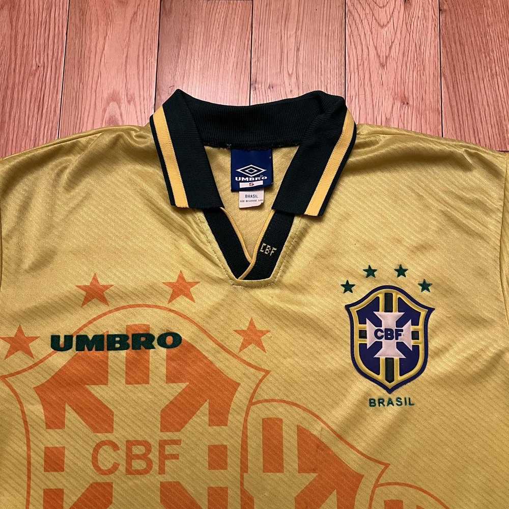 Soccer Jersey × Umbro × Vintage Vintage 90’s CBF … - image 2