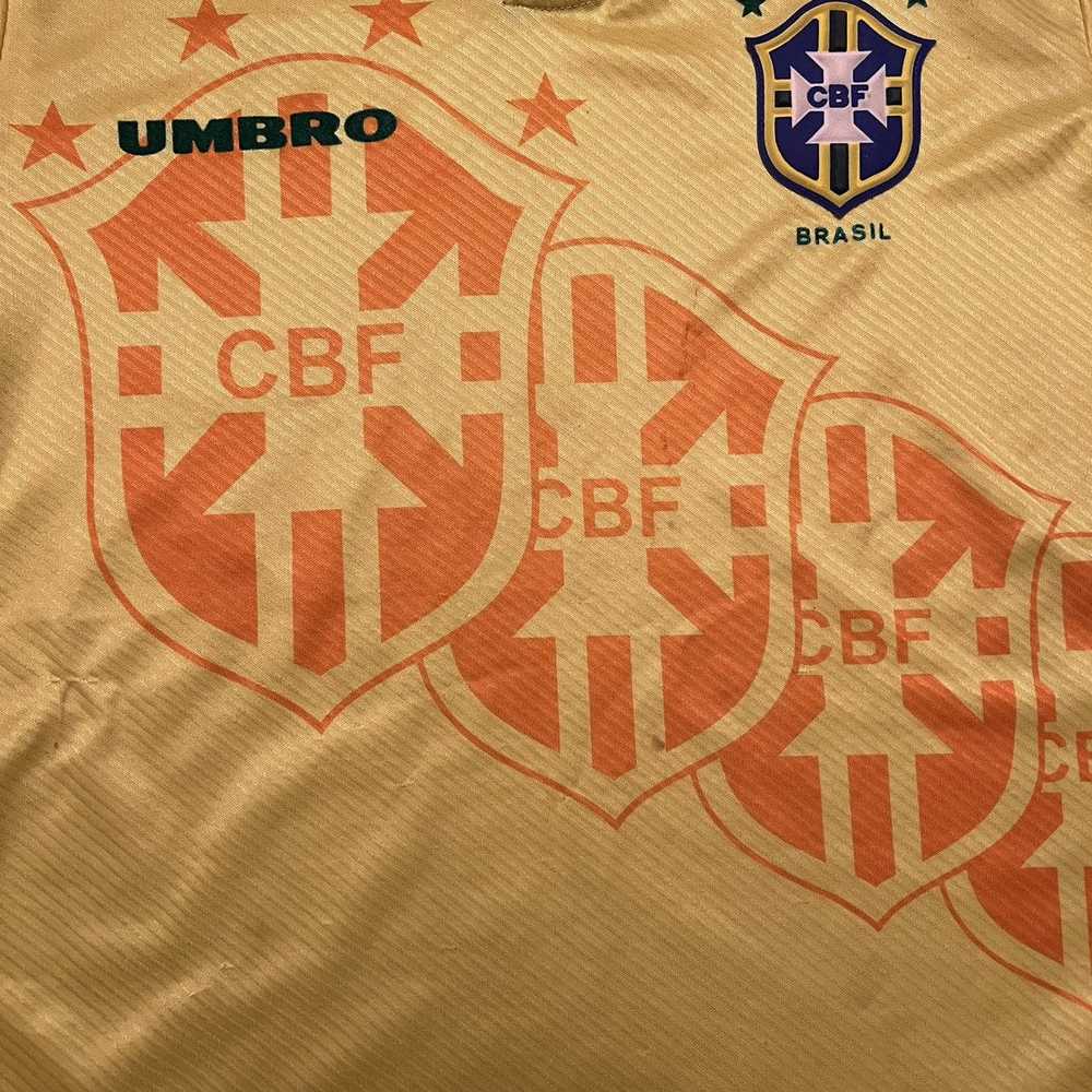 Soccer Jersey × Umbro × Vintage Vintage 90’s CBF … - image 5