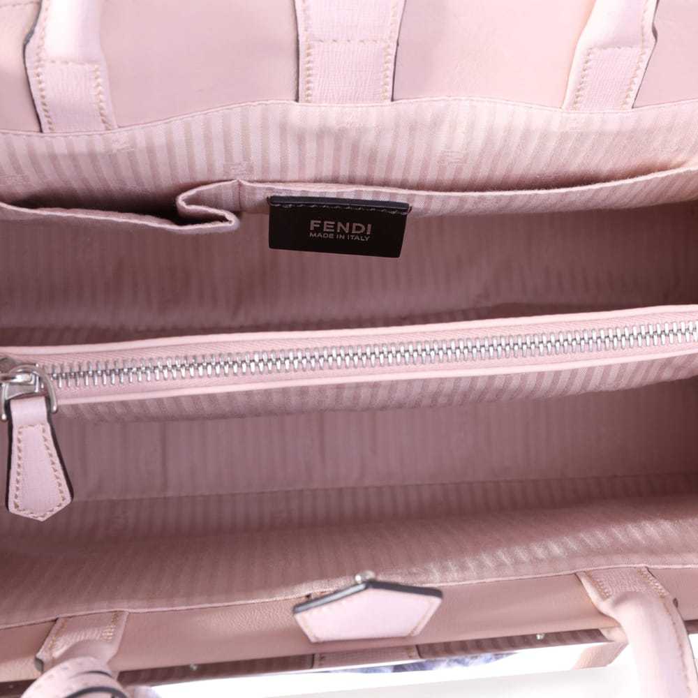 Fendi 2Jours leather handbag - image 8