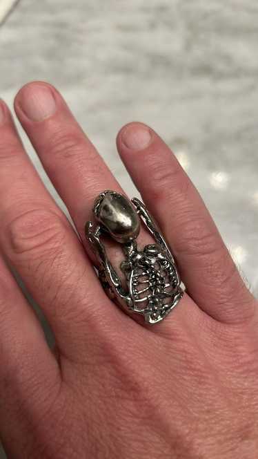 Streetwear × Vintage Vintage Skeleton Skull Ring