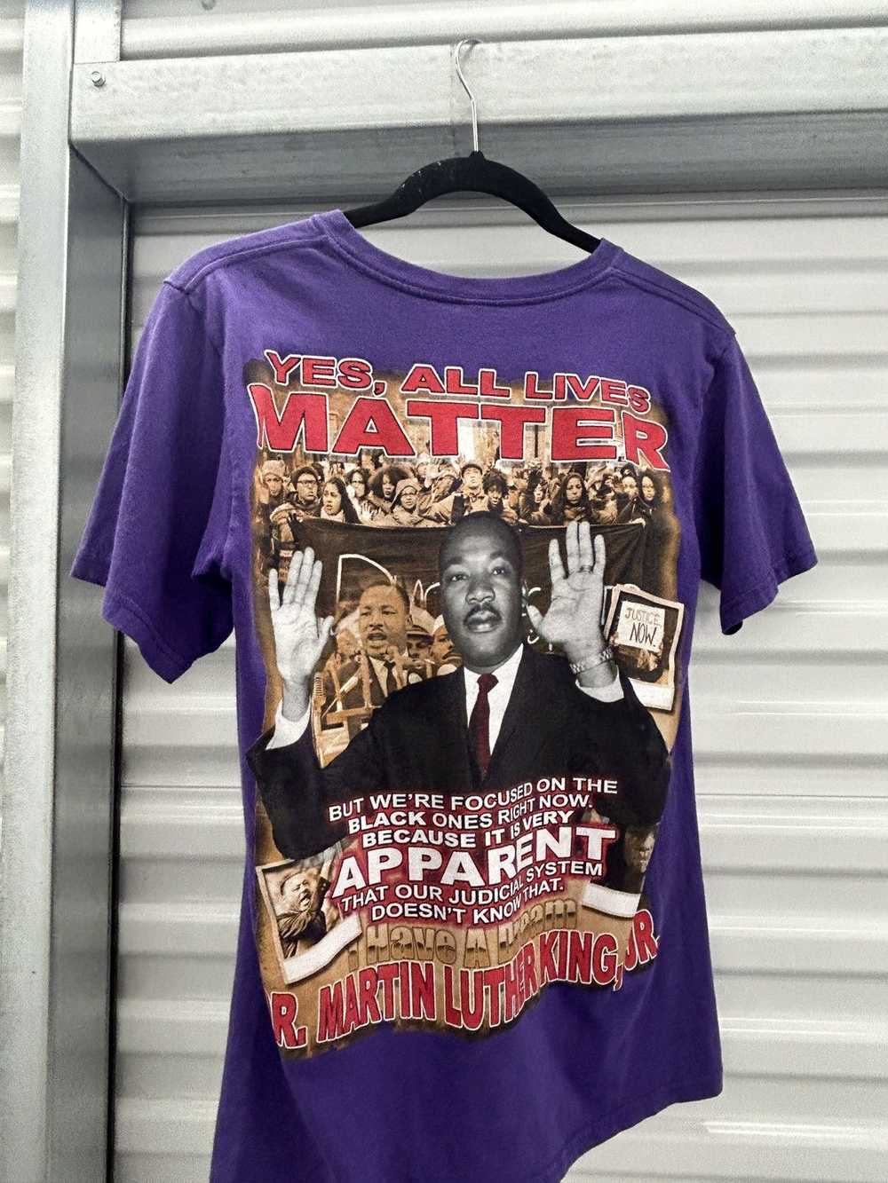 Streetwear × Vintage Vintage MLK and Obama T-shirt - image 5