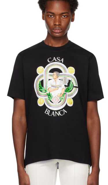 Casablanca Casablanca Black “Le Joueur” shirt - image 1