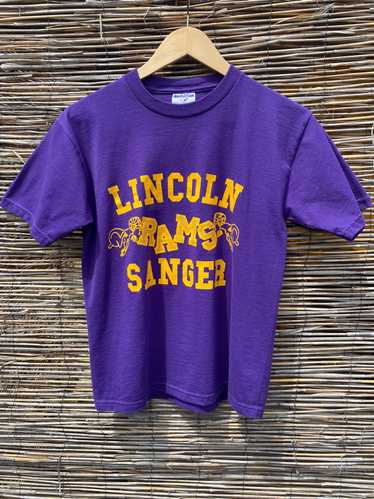 Jerzees × Vintage Vintage Lincoln Rams T-shirt - image 1