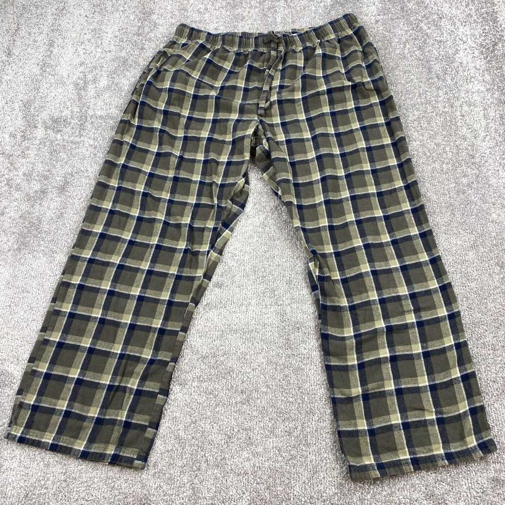 Vintage Woolrich Flannel Pajama Pants Men's XL Gr… - image 1