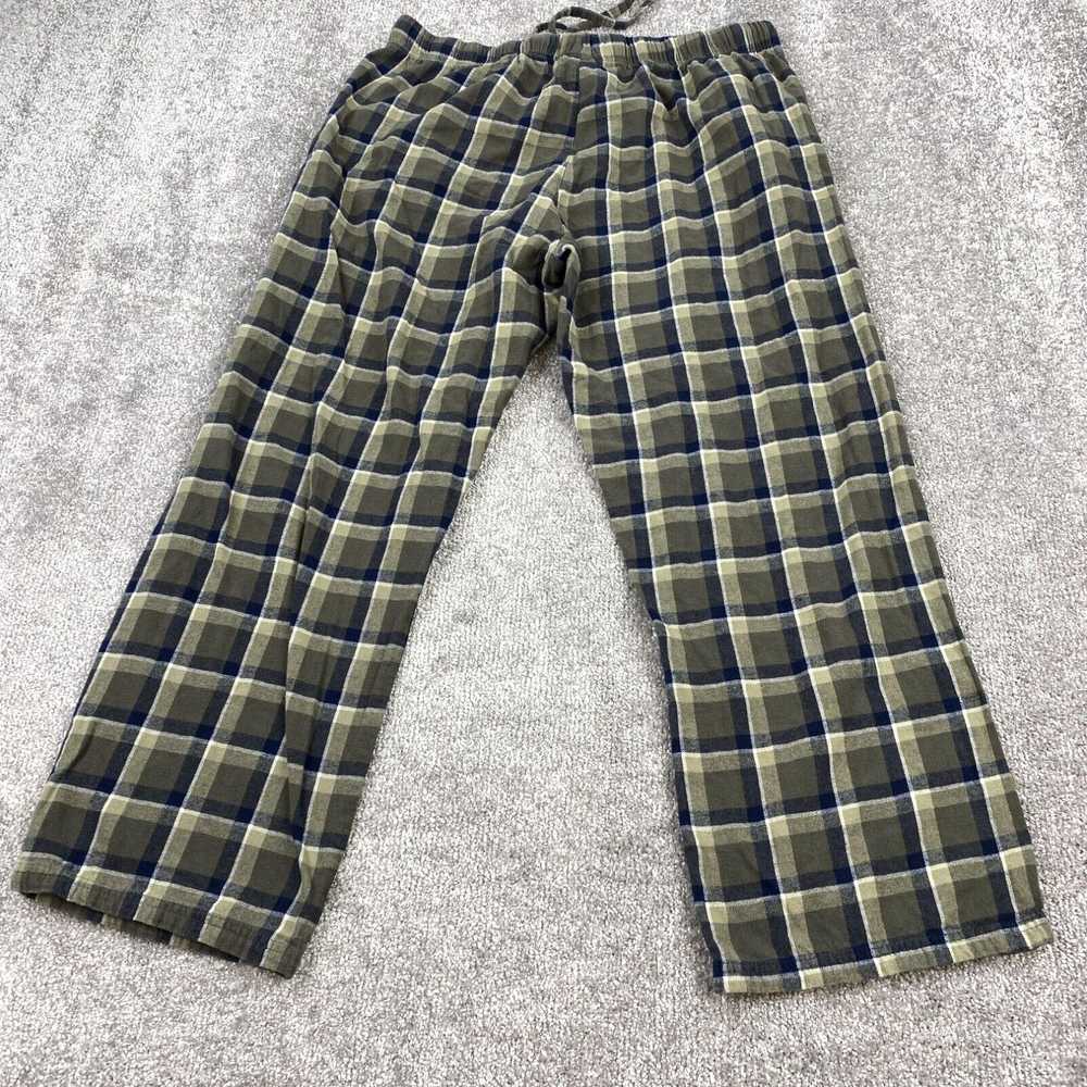 Vintage Woolrich Flannel Pajama Pants Men's XL Gr… - image 3