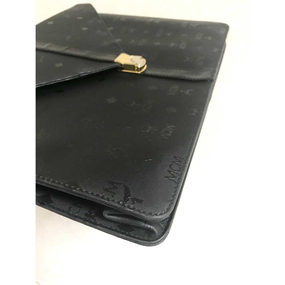 MCM Vintage MCM black monogram briefcase, busines… - image 5