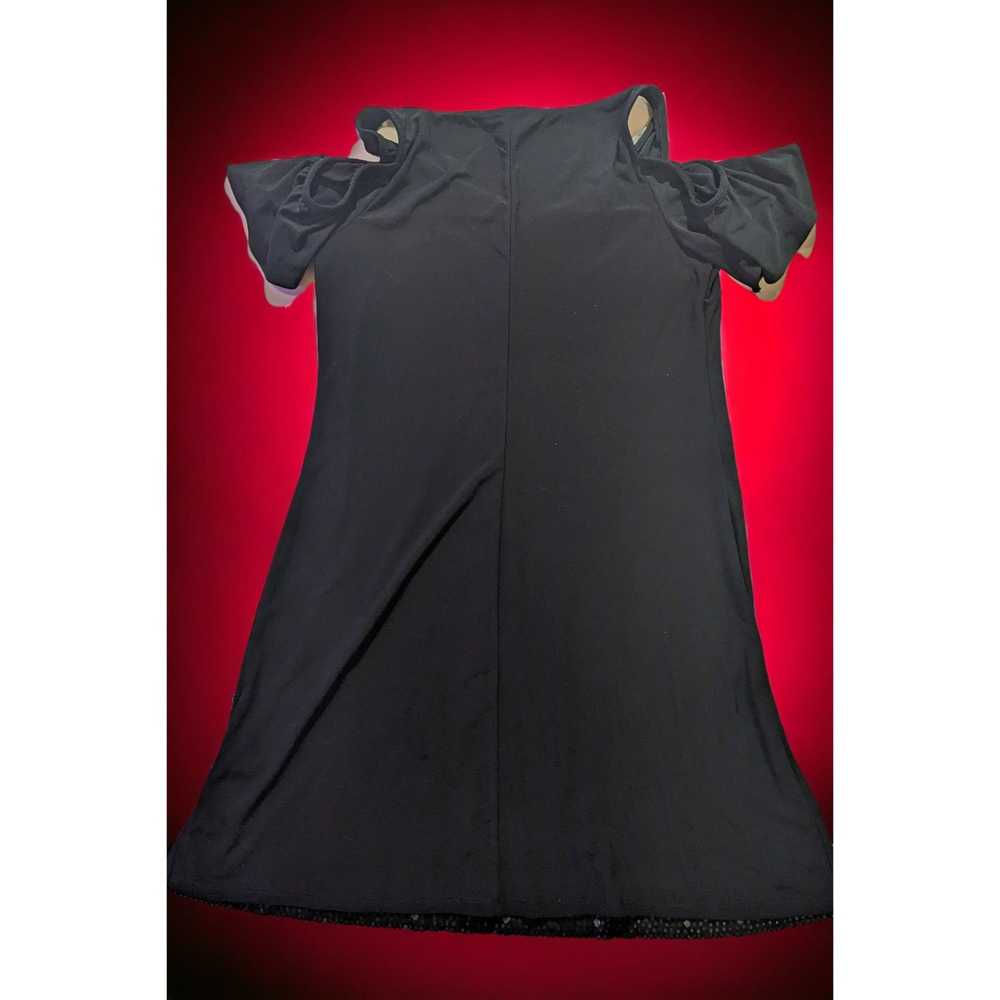 Other Roz & Ali Pearl Beaded Cold Shoulder Dress - image 3