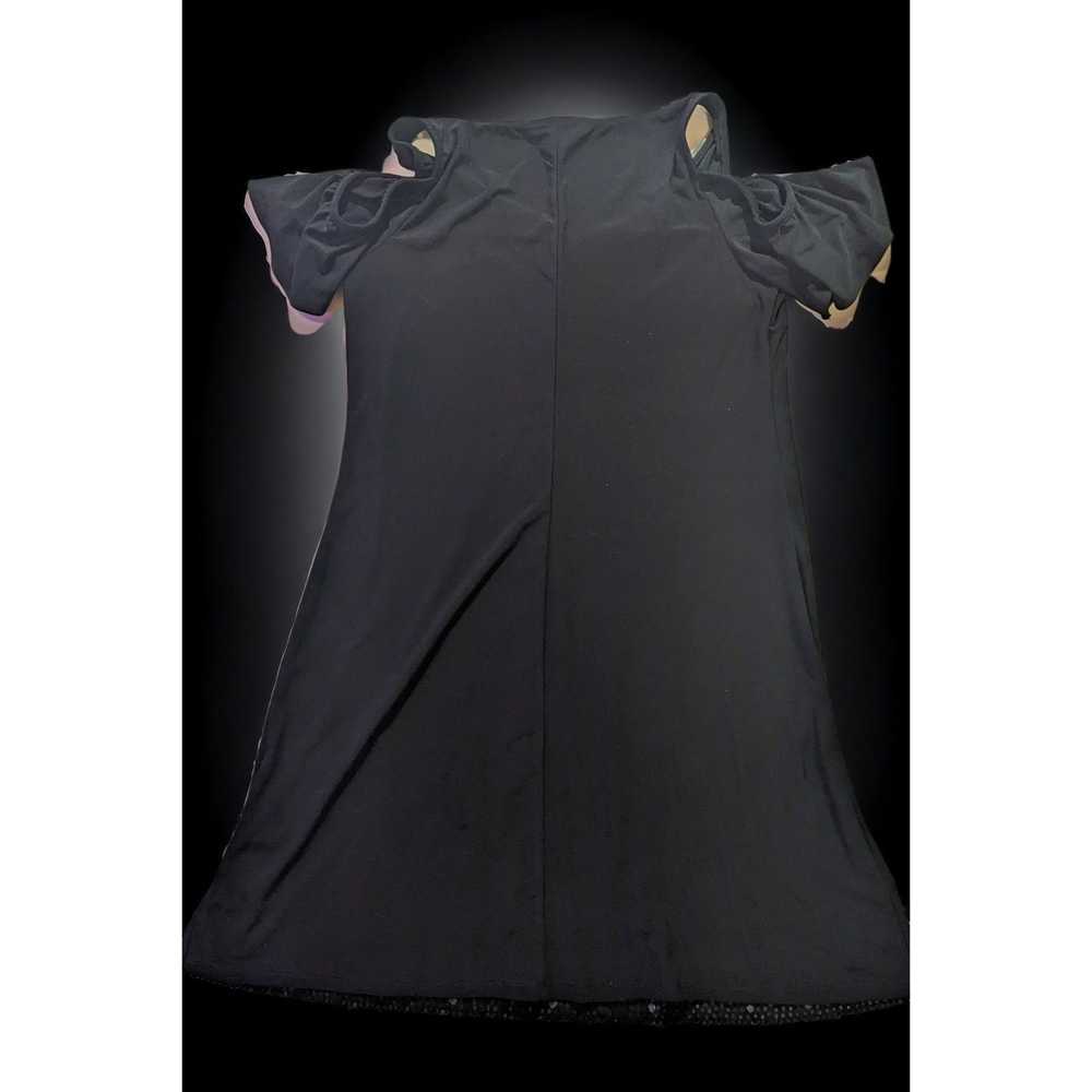 Other Roz & Ali Pearl Beaded Cold Shoulder Dress - image 6