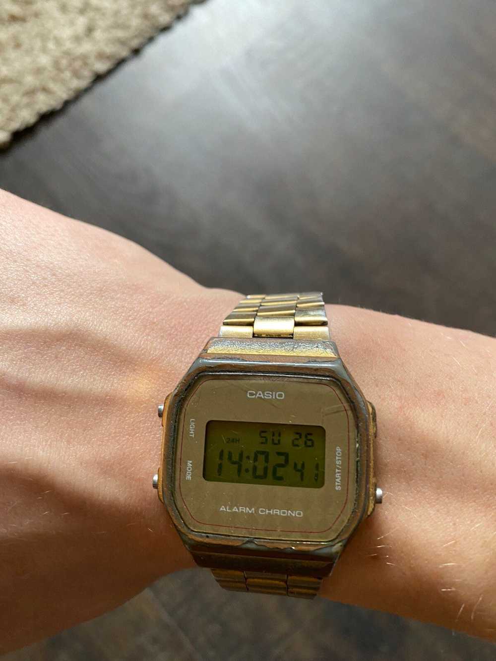 Casio Vintage Gold Casio Watch - image 4