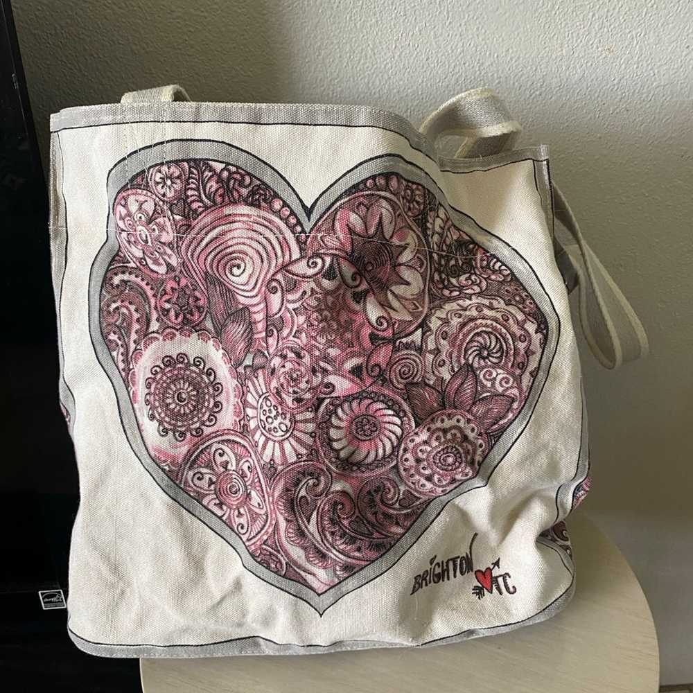 y2k Brighton love is in bloom sweetheart tote bag… - image 2