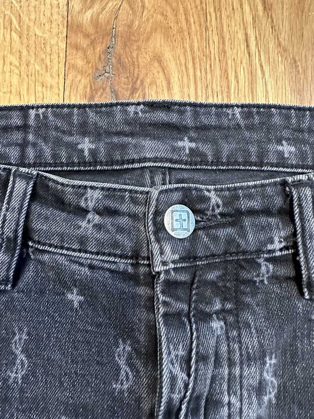 Ksubi Ksubi Gray Gradient Monogram Denim Jeans Si… - image 3