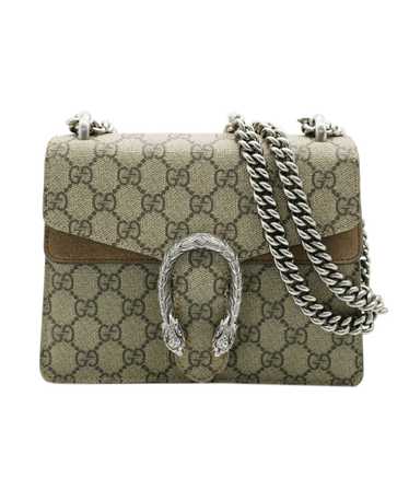 Gucci Gucci Taupe Suede GG Supreme Mini Dionysus - image 1