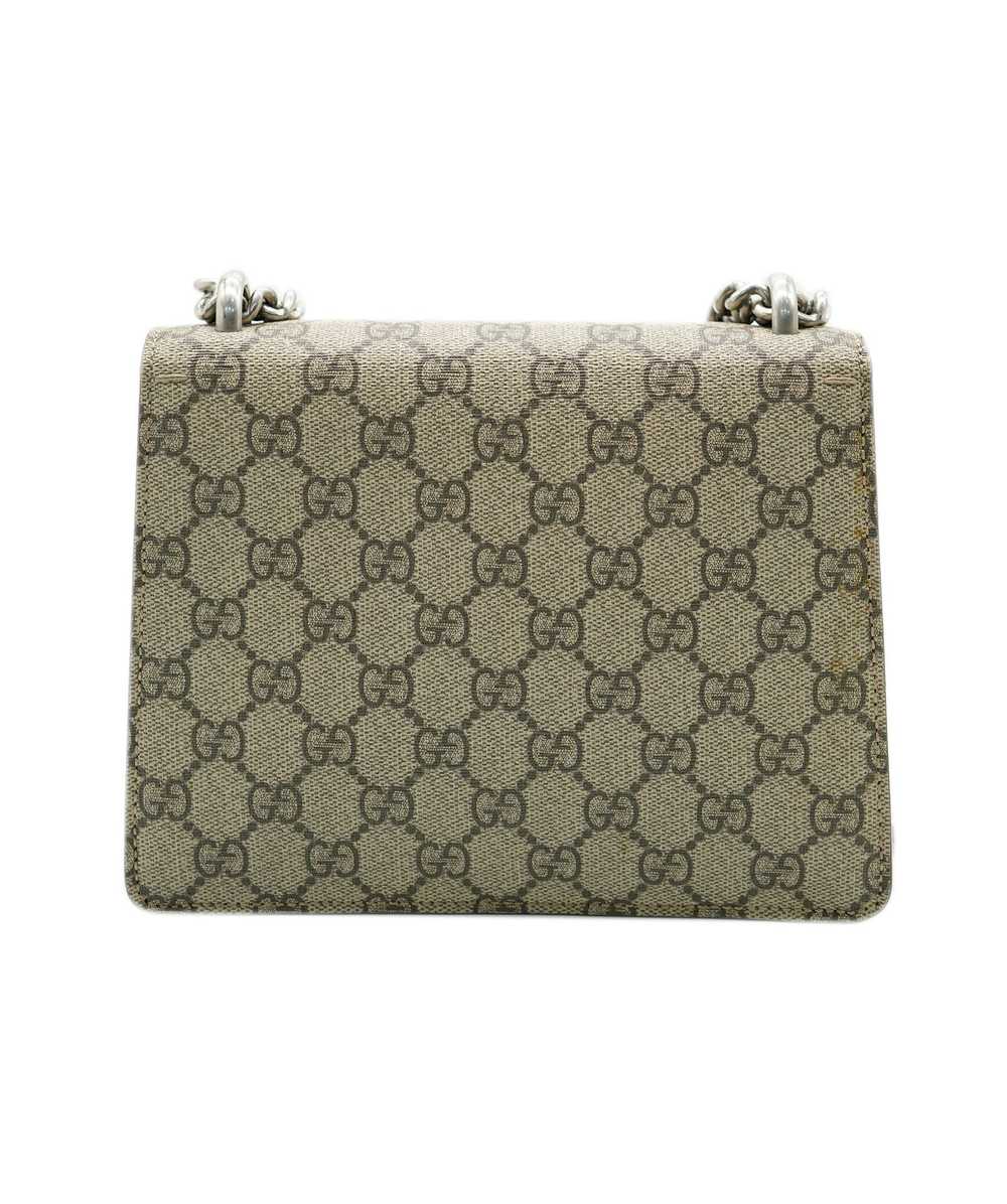 Gucci Gucci Taupe Suede GG Supreme Mini Dionysus - image 3