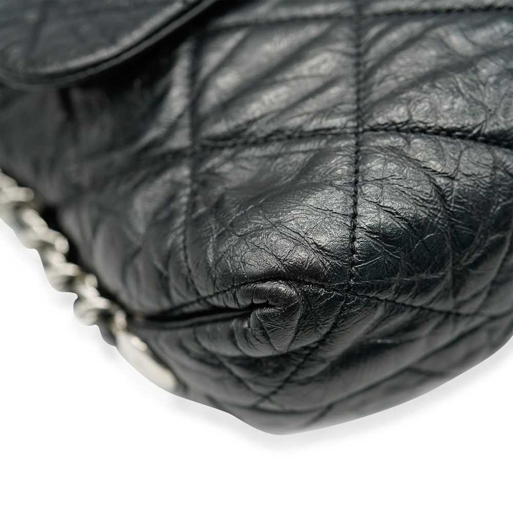 Chanel Chanel Black Crackled Aged Calfskin Big Ba… - image 6