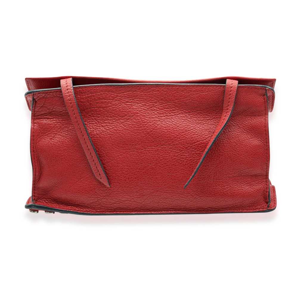 Prada Prada Red Leather Glace Etiquette Crossbody - image 2