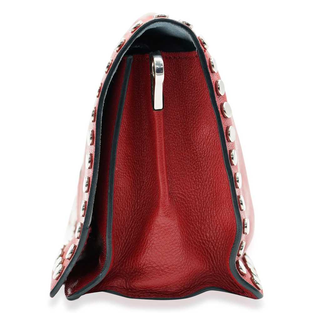 Prada Prada Red Leather Glace Etiquette Crossbody - image 8