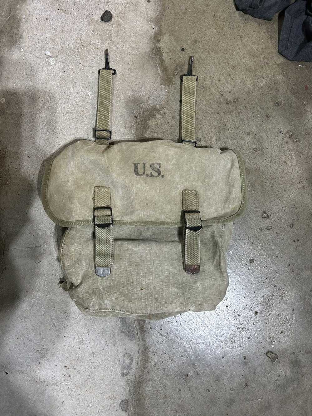 Military × Vintage Musette Messenger Bag, U.S Arm… - image 1