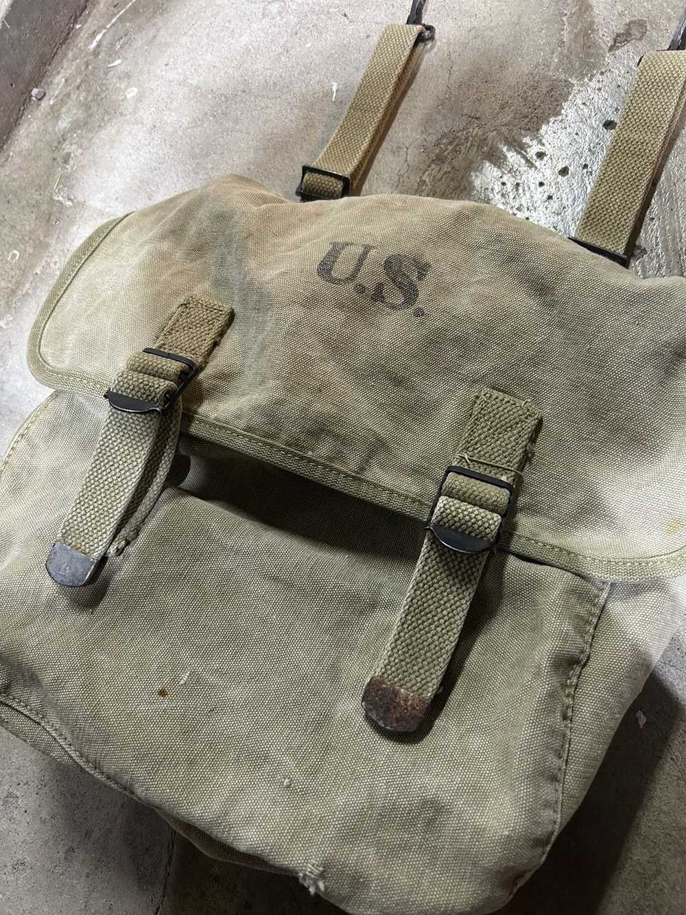 Military × Vintage Musette Messenger Bag, U.S Arm… - image 3