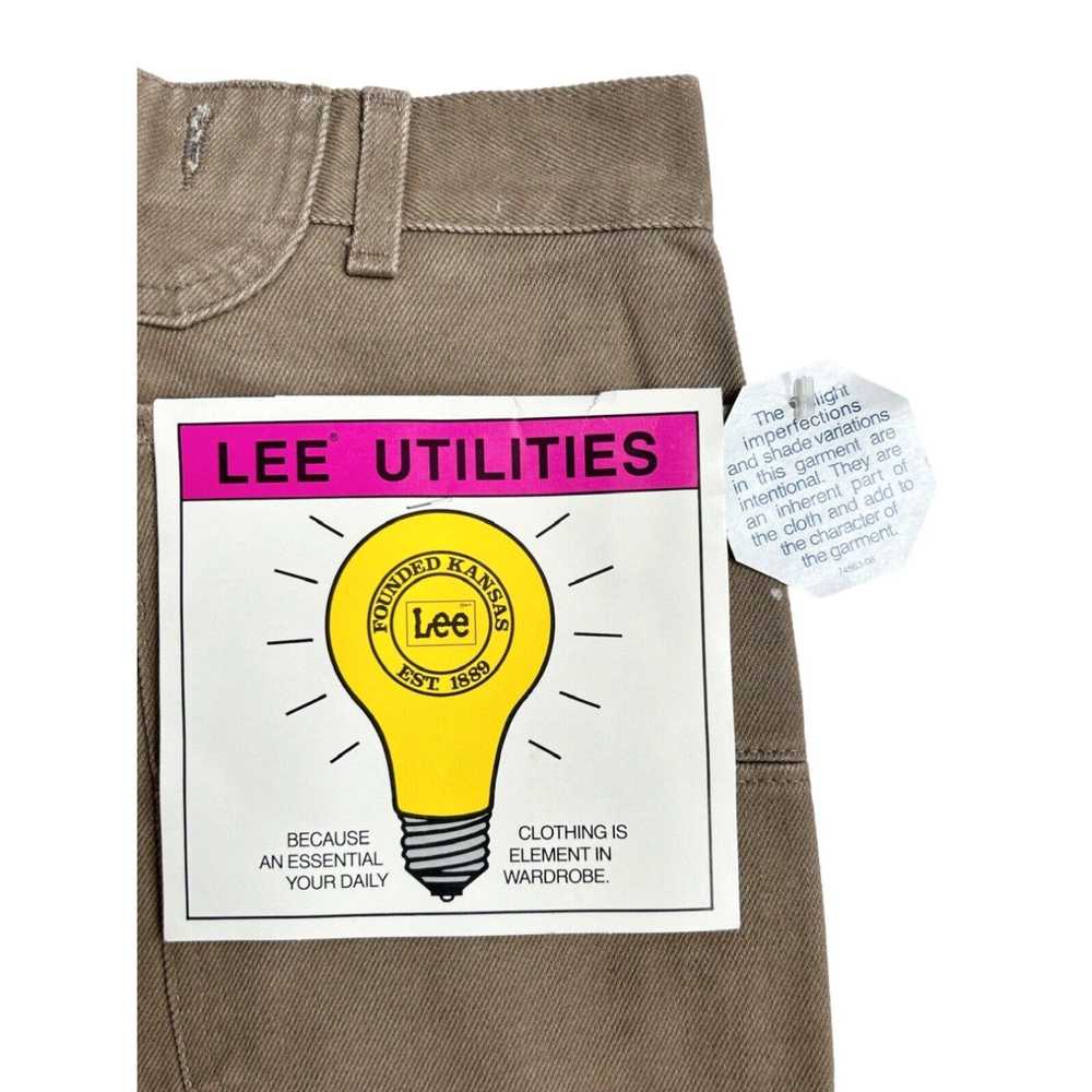 Lee vintage lee utilities khaki jeans mens size 3… - image 3