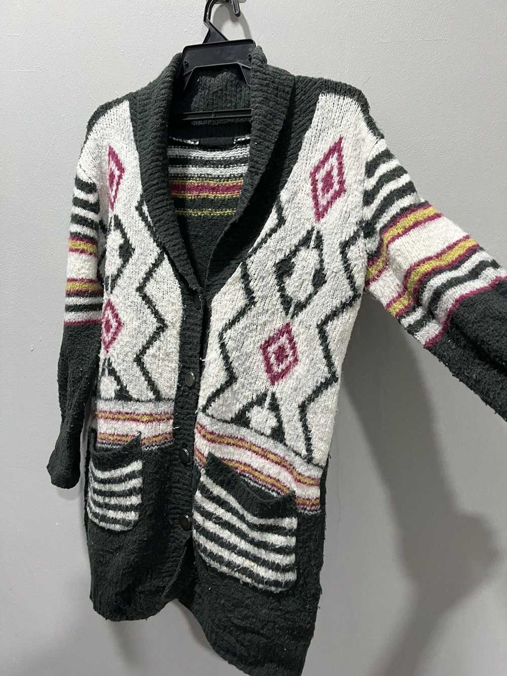 Aran Isles Knitwear × Cardigan × Japanese Brand J… - image 4