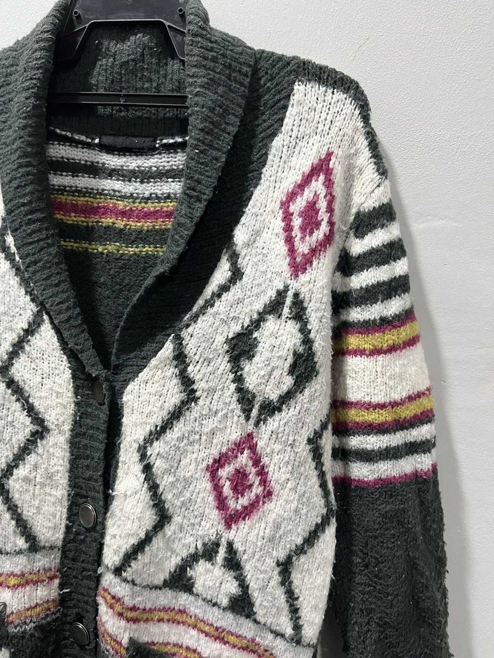 Aran Isles Knitwear × Cardigan × Japanese Brand J… - image 5