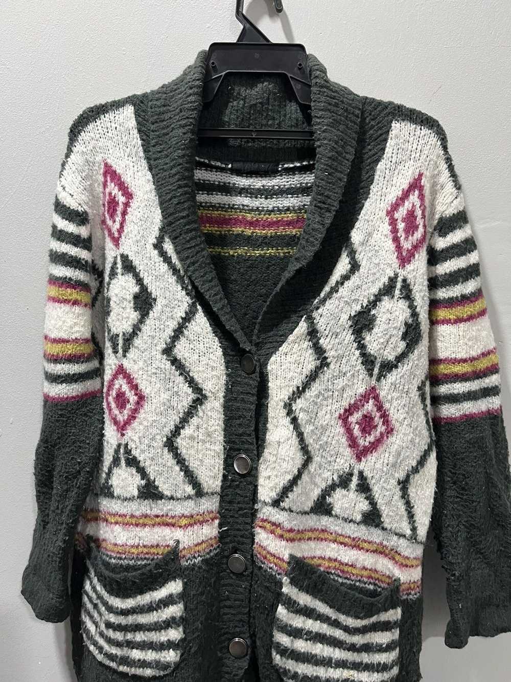 Aran Isles Knitwear × Cardigan × Japanese Brand J… - image 6