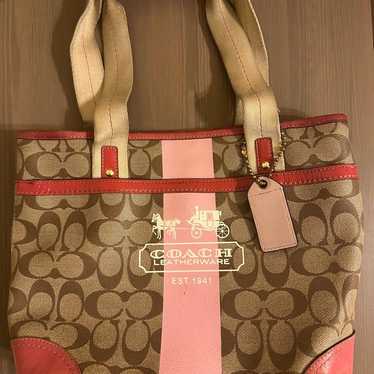 Coach Shoulder Bag or Small Tote - image 1