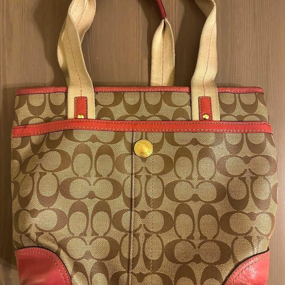 Coach Shoulder Bag or Small Tote - image 2