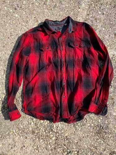Woolrich Woolen Mills Vintage Flannel Red/Black - image 1