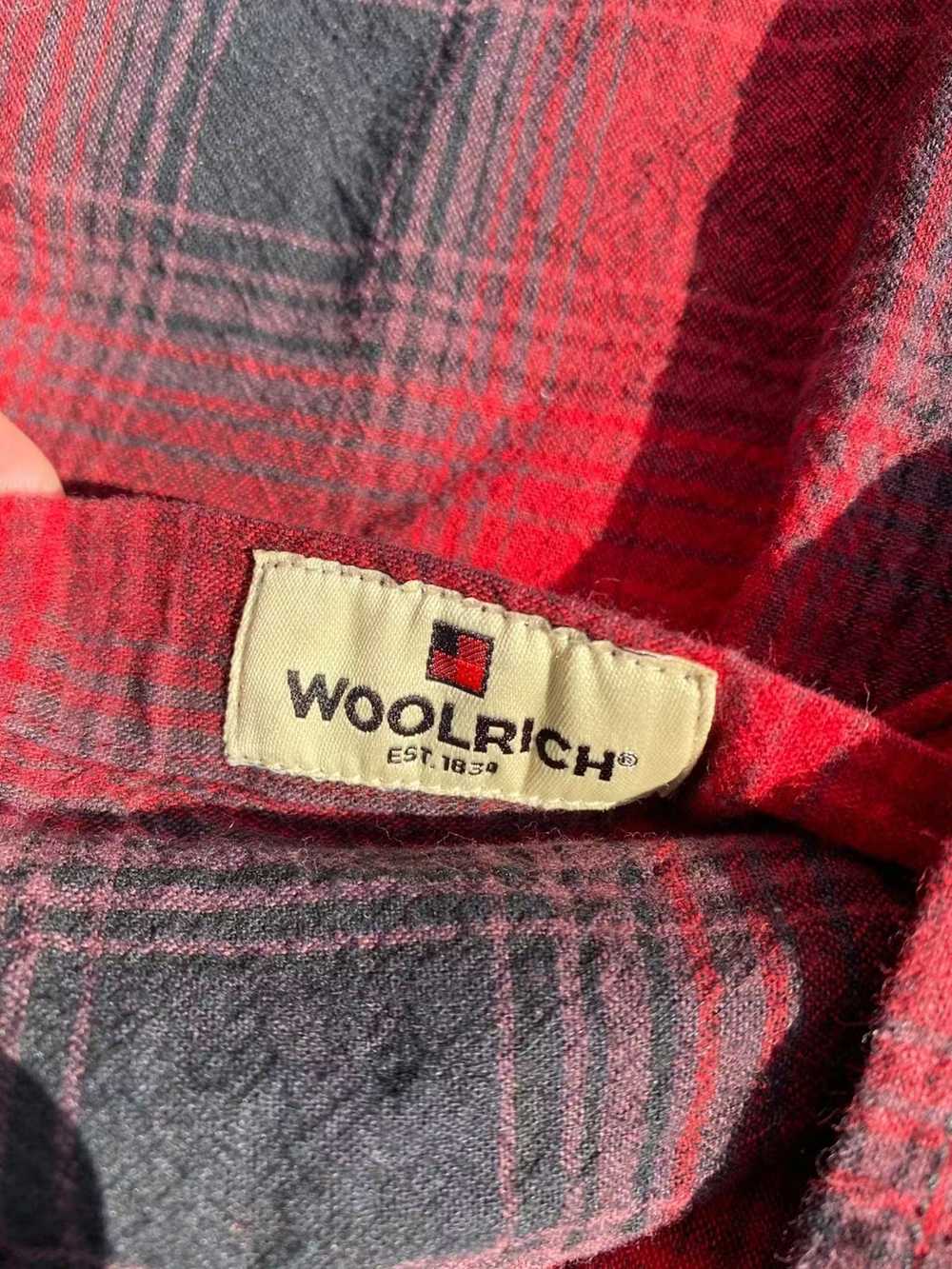 Woolrich Woolen Mills Vintage Flannel Red/Black - image 3