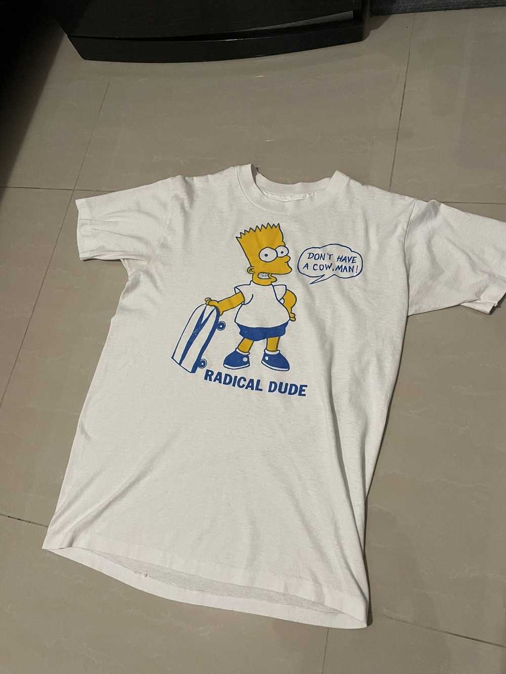 Hanes × The Simpsons × Vintage VINTAGE Bart Simps… - image 1