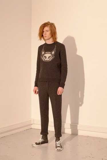 Undercover 13aw anatomicouture cat pinstripe wool 