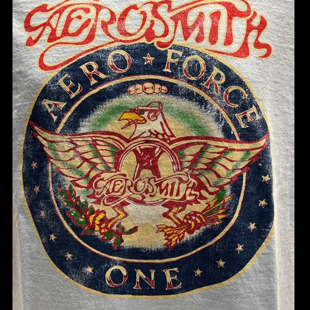 Bravado Aerosmith Aero Force One Band Tee Shirt S… - image 2