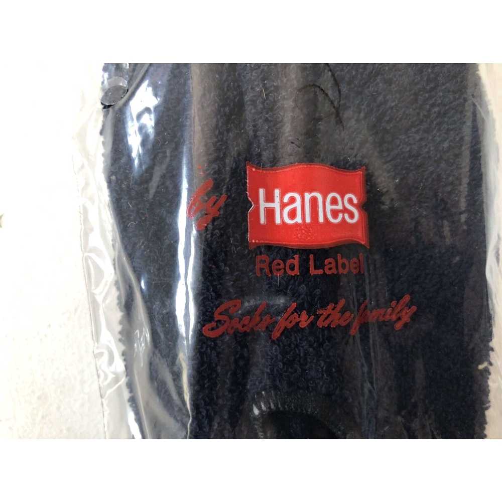 Hanes vintage hanes red label washable slippers w… - image 3
