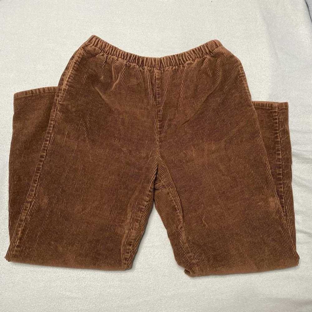 Denim & Co. Brown Curdoroy Pants - image 1