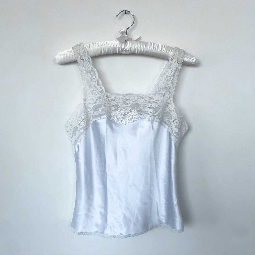 Dior Vintage Dior Silk Lace Slip Tank Top - image 2