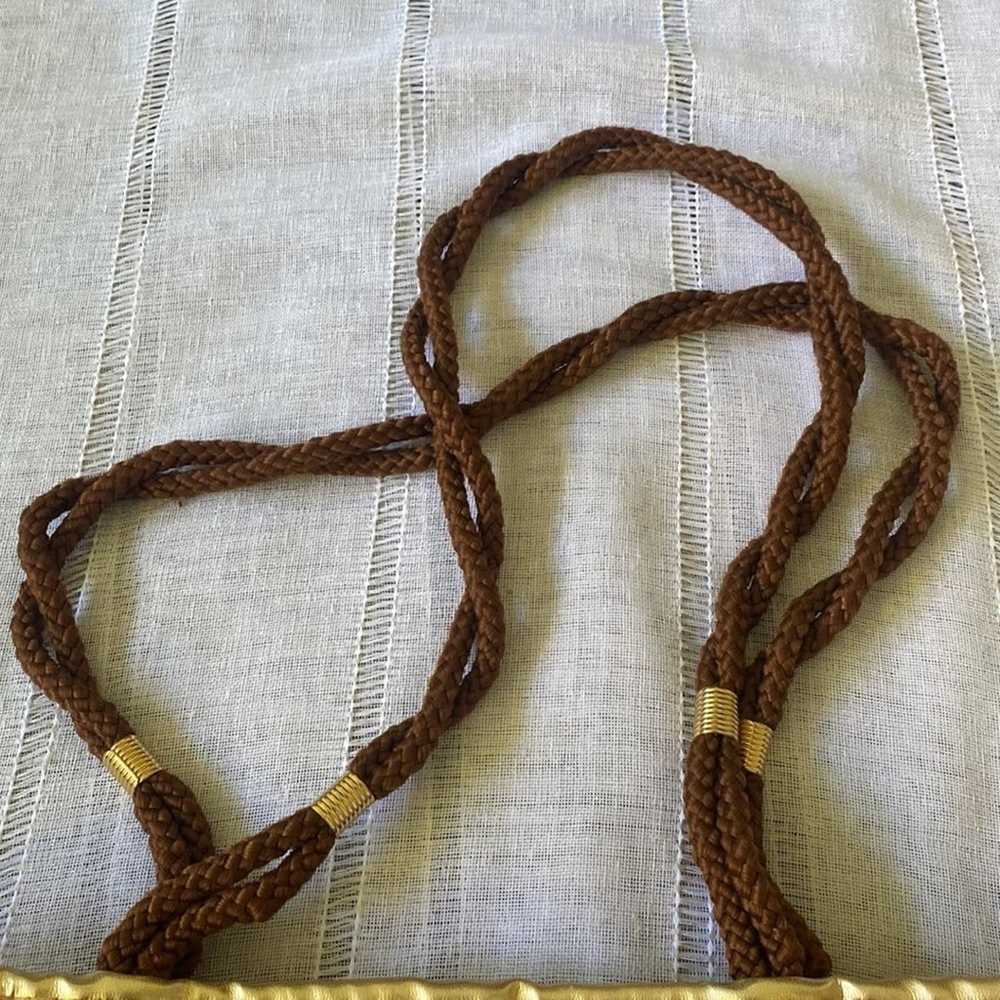 Worthington vintage woven shoulder bag with metal… - image 12