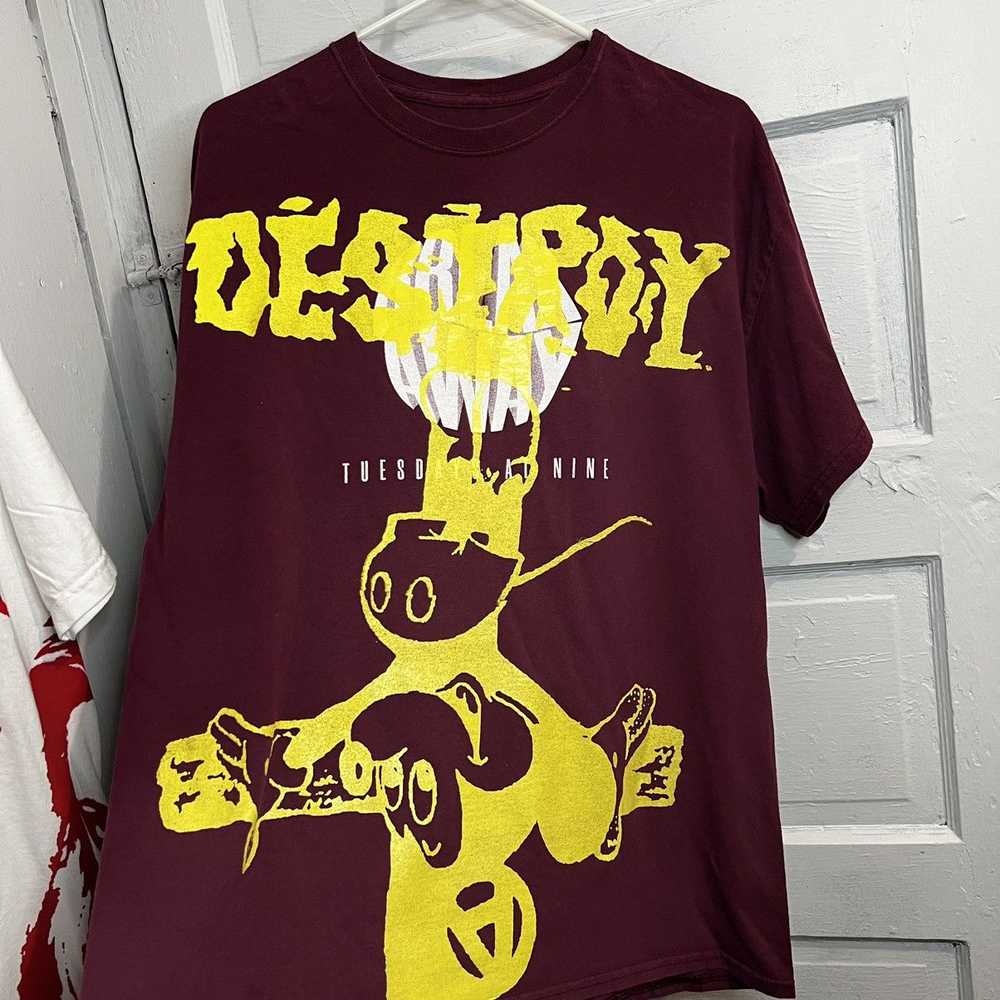 Vintage DESTROY MICKEY T SHIRT - image 1