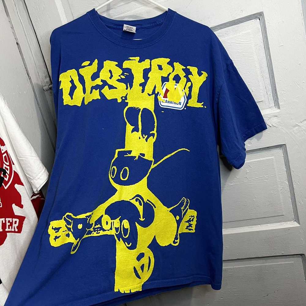 Vintage DESTROY MICKEY T SHIRT - image 1