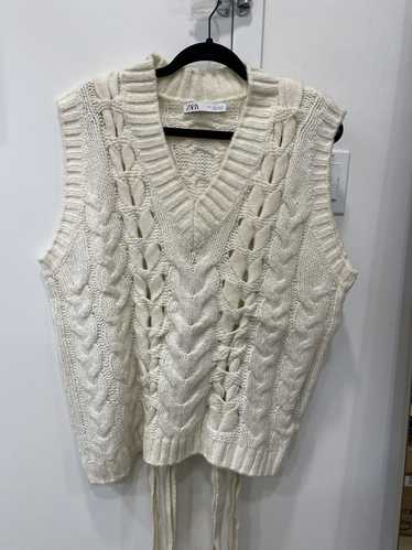 Zara Zara cable knit sweater vest