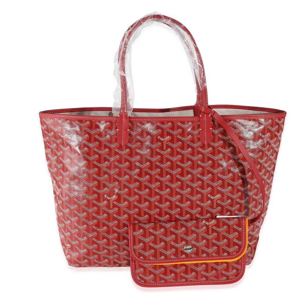 Goyard Goyard Red Goyardine Canvas Saint Louis PM - image 1