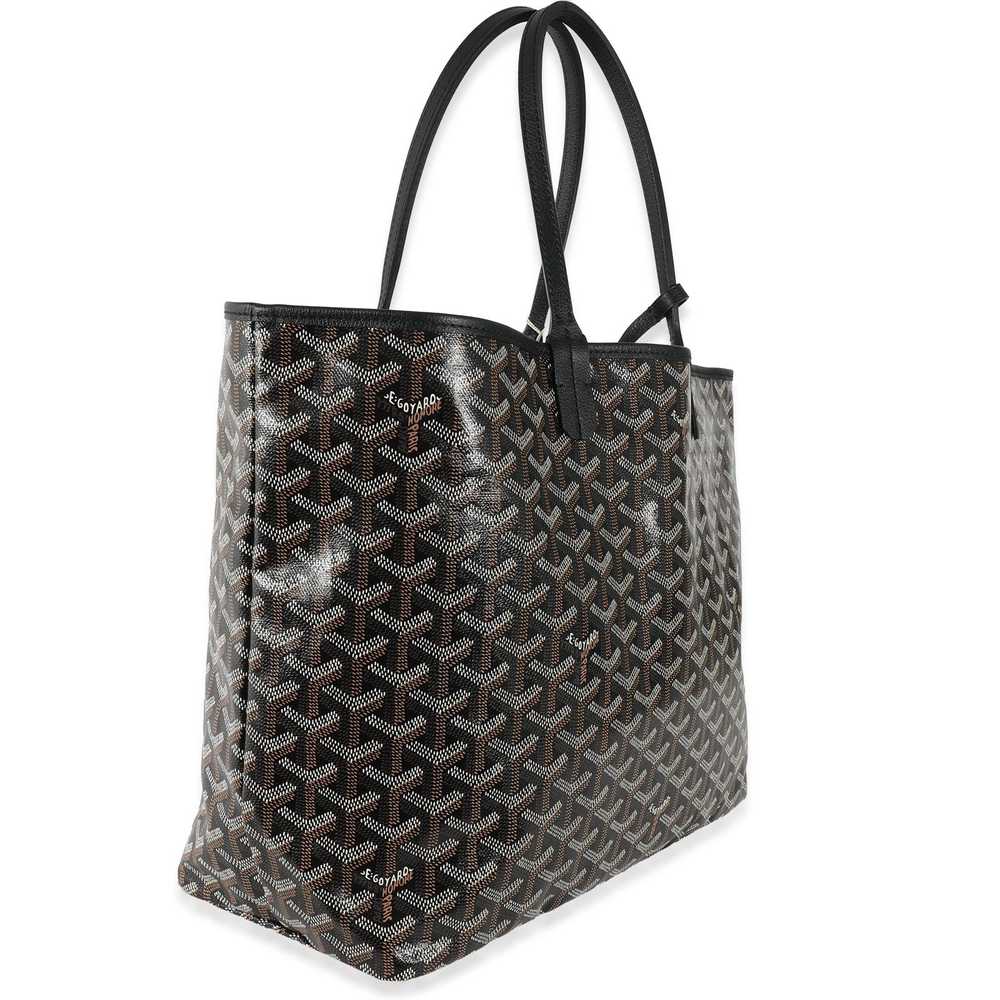 Goyard Goyard Black Goyardine Canvas Saint Louis … - image 3