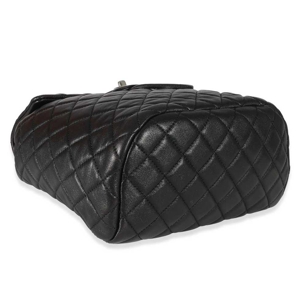 Chanel Chanel 16P Black Quilted Lambskin Small Ur… - image 5