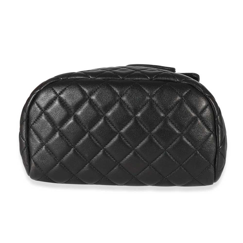 Chanel Chanel 16P Black Quilted Lambskin Small Ur… - image 6