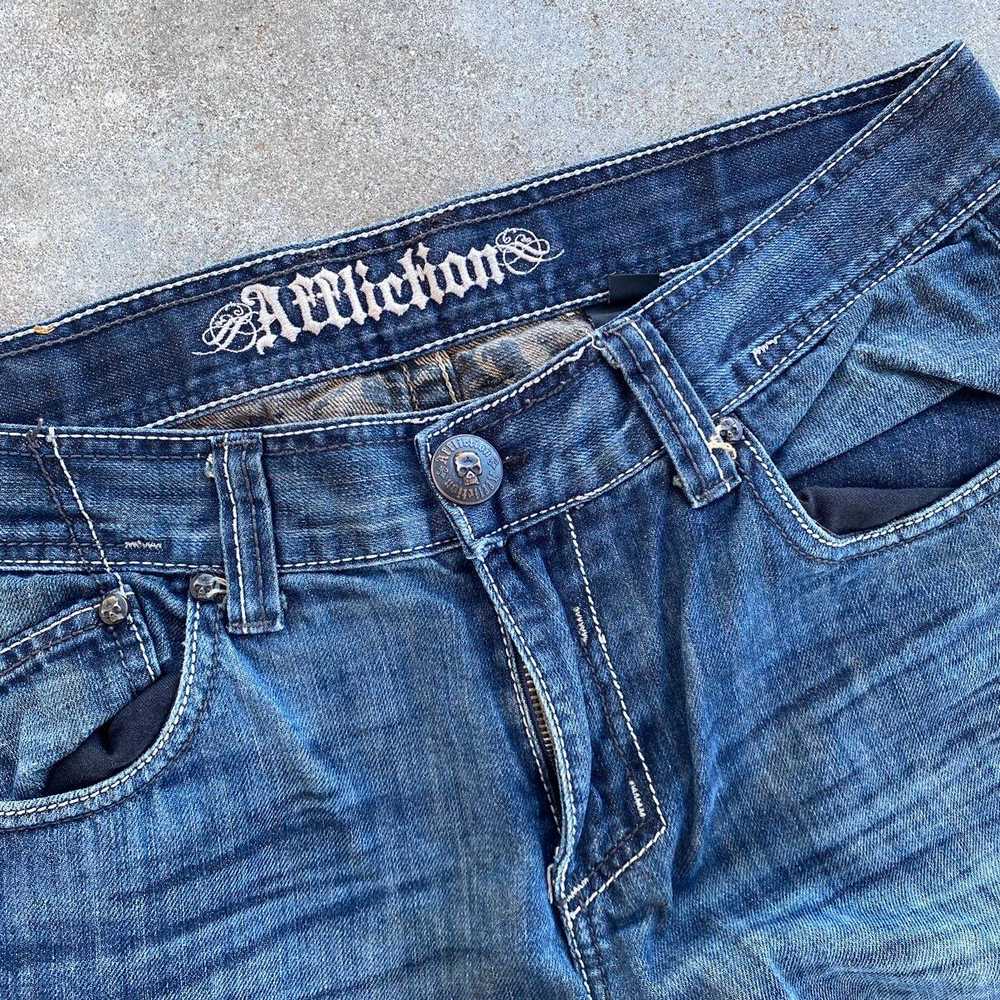 Affliction × Streetwear × Vintage CRAZY Y2K Affli… - image 4