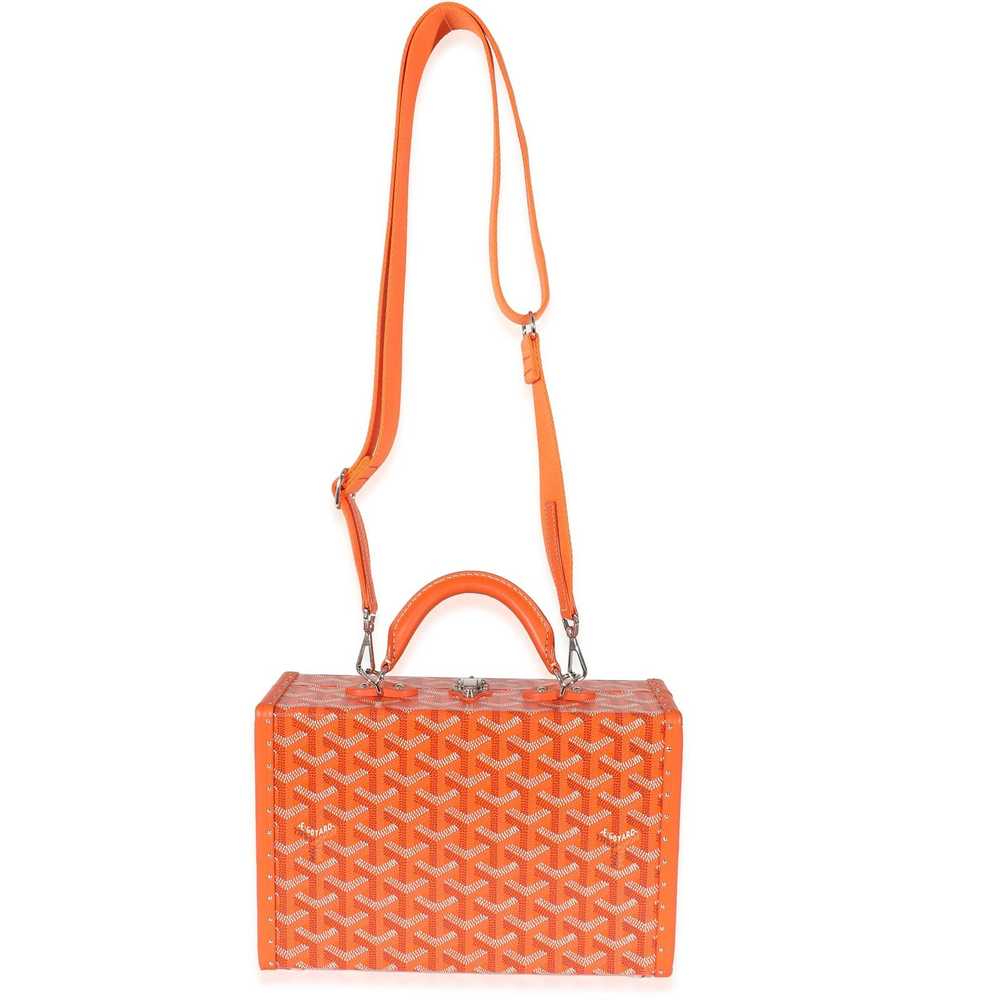 Goyard Goyard Orange Goyardine Canvas Grand Hotel… - image 4