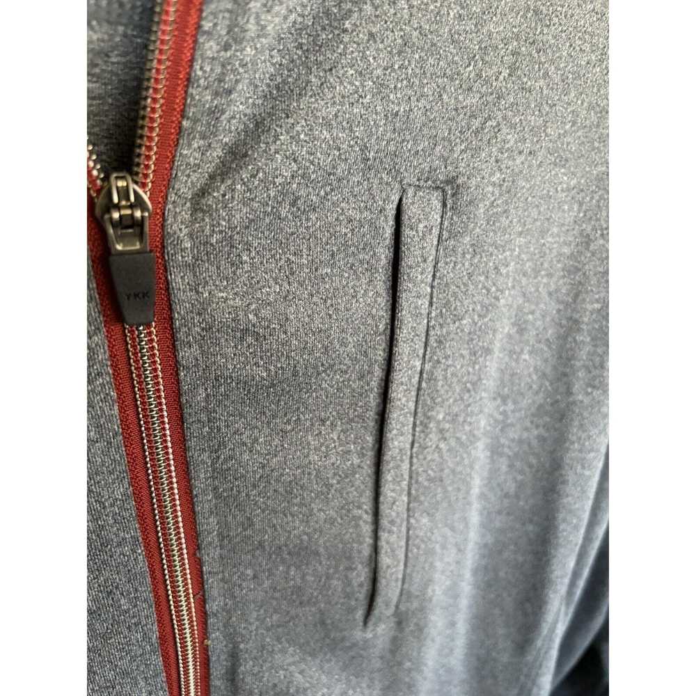 UNTUCKit Untuckit Mens Performance Jacket Gray Re… - image 4