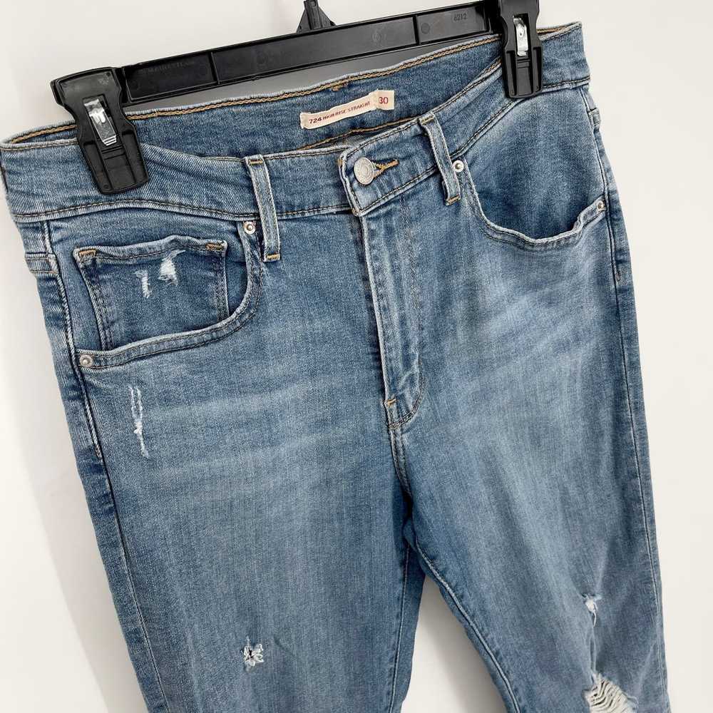 Levi's Levi's 724 High Rise Straight Jeans Sz 30 … - image 2
