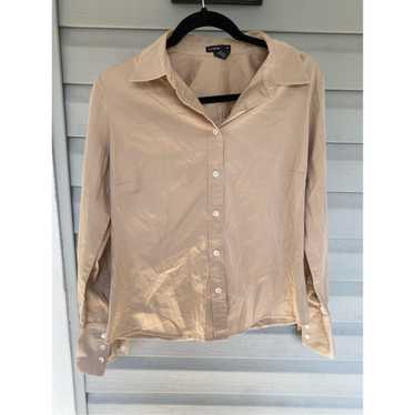 Club Monaco Club Monaco Beige Tan Button Up Shirt… - image 1