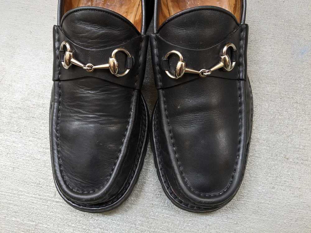 Gucci × Tom Ford Gucci Horsebit Loafers Black 8.5… - image 5